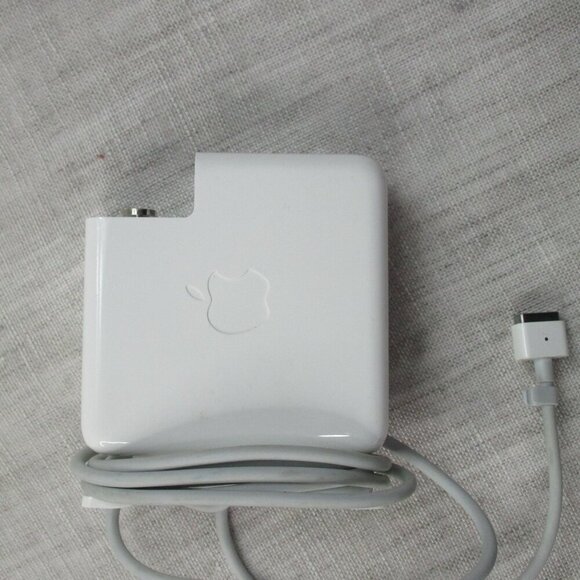 Apple AC MacBook Pro Adapter Replacement Wall Charger White w/ Power Code Cable - Picture 6 of 6